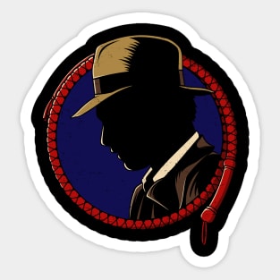 Hardboiled Professor Sticker